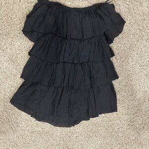 Staples black Ruffel romper